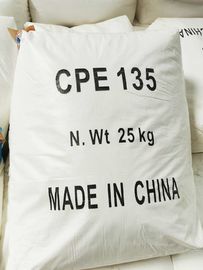 CPE 135A सफेद पाउडर 1.35 जी/सेमी3 0.75% वाष्पीकरणीय 63231-66-3 घने पाउडर पॉलीमर
