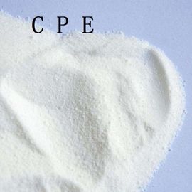 खिंचाव शक्ति ≥6.0Mpa घनत्व 1.35 G/cm3 और कम अस्थिरता CPE 135A प्लास्टिक उत्पादों के लिए